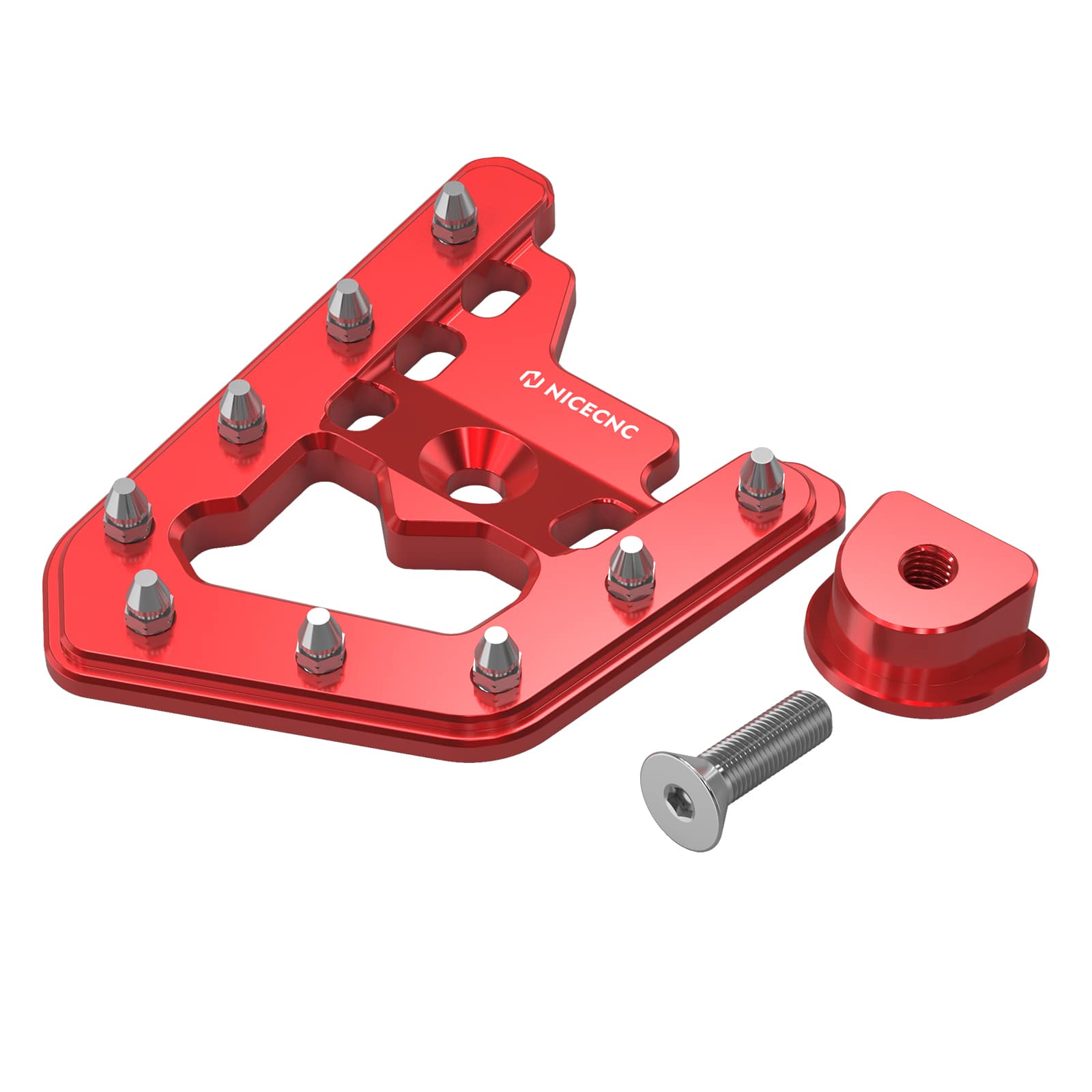 ATV Rear Brake Pedal Lever Extender Pad Tip For Yamaha Raptor 700 2006-2012