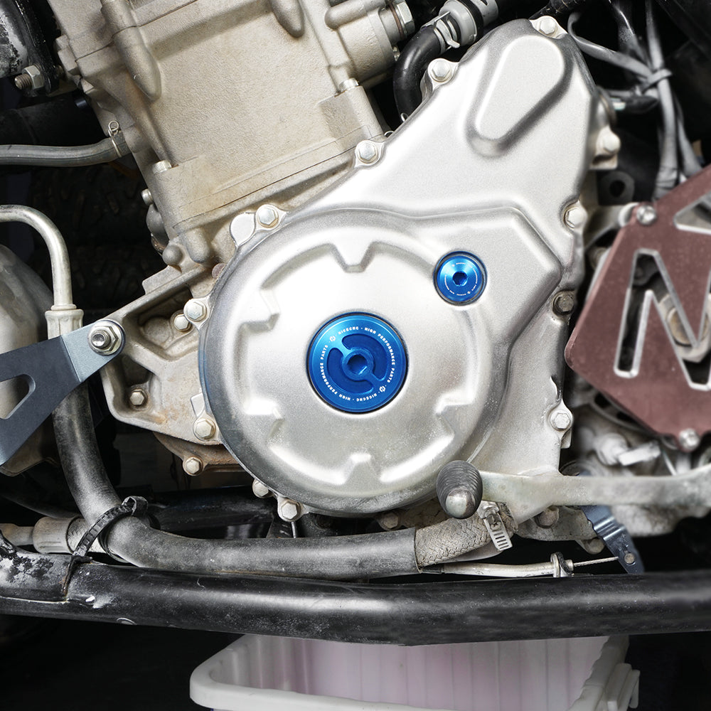 ATV Engine Crankcase Cover Plugs For Yamaha Raptor Grizzly Kodiak 700 YFZ450R