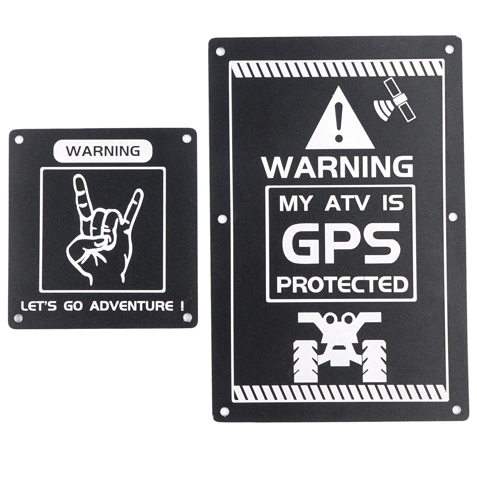 ATV Fender Warning Tags Sticker Badges Plates For Yamaha Raptor 700 2013-2024