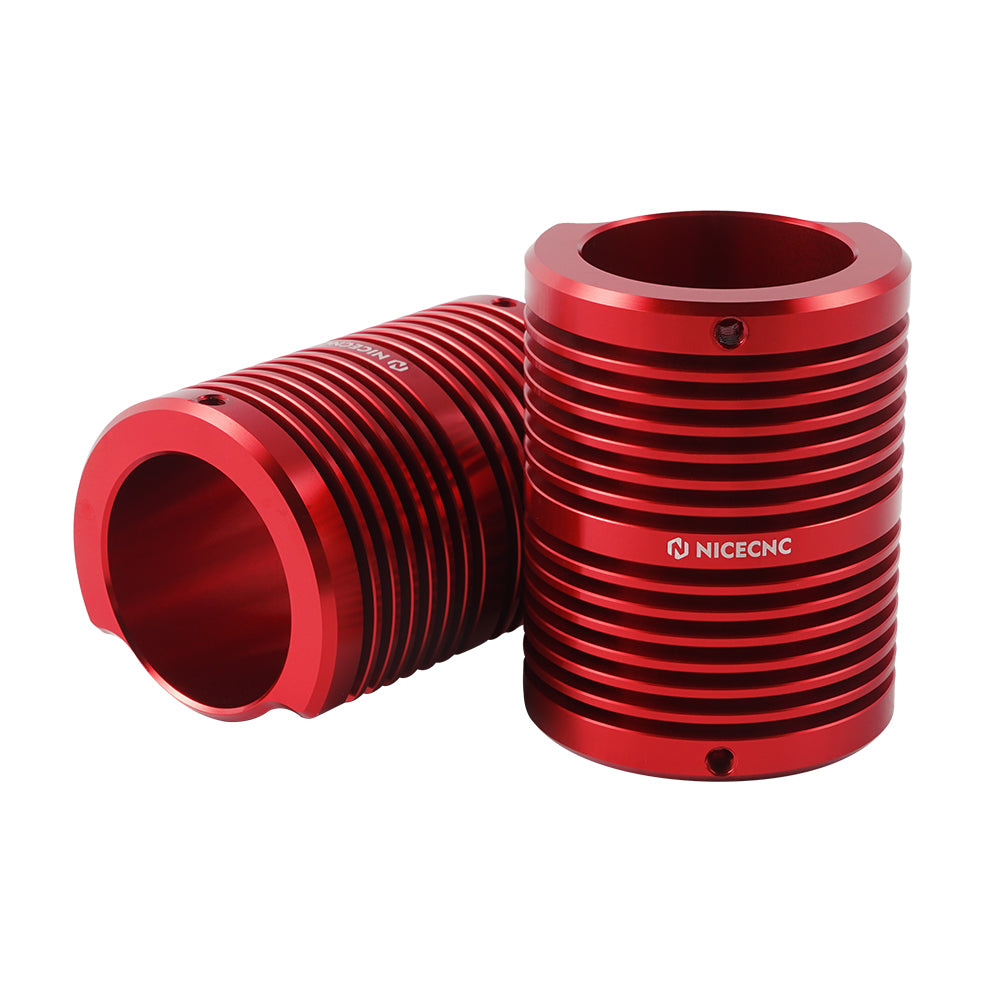 ATV Finned Front Shock Suspension Absorber Coolers For Yamaha Raptor 700 R