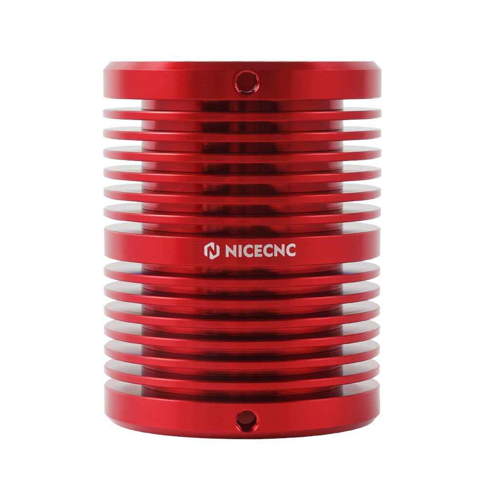 Pair 12Fins ATV Front Shock Absorber Coolers For Yamaha RAPTOR 700R 2013-2021