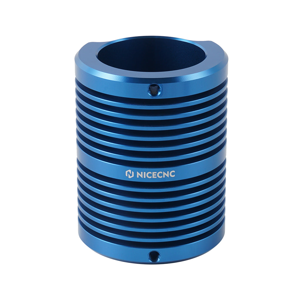 Pair 12Fins ATV Front Shock Absorber Coolers For Yamaha RAPTOR 700R 2013-2021