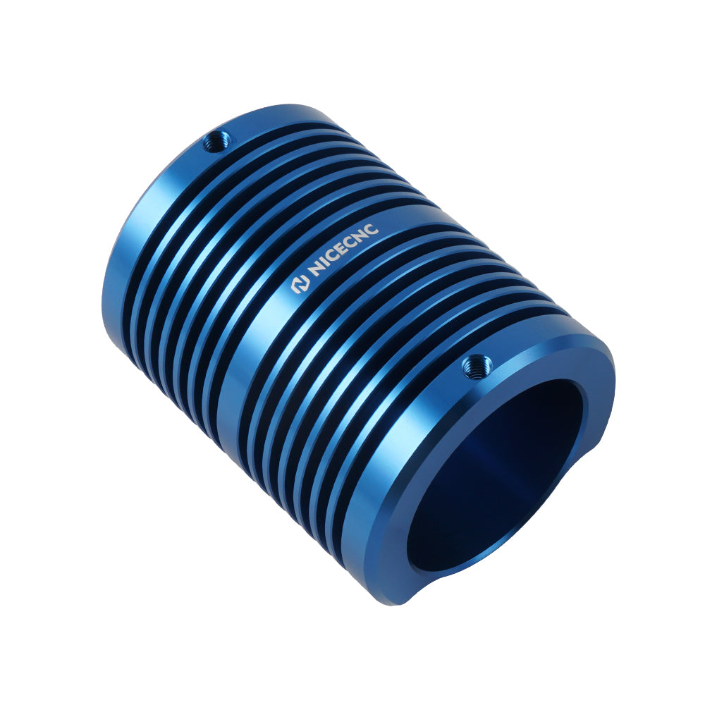 Pair 12Fins ATV Front Shock Absorber Coolers For Yamaha RAPTOR 700R 2013-2021