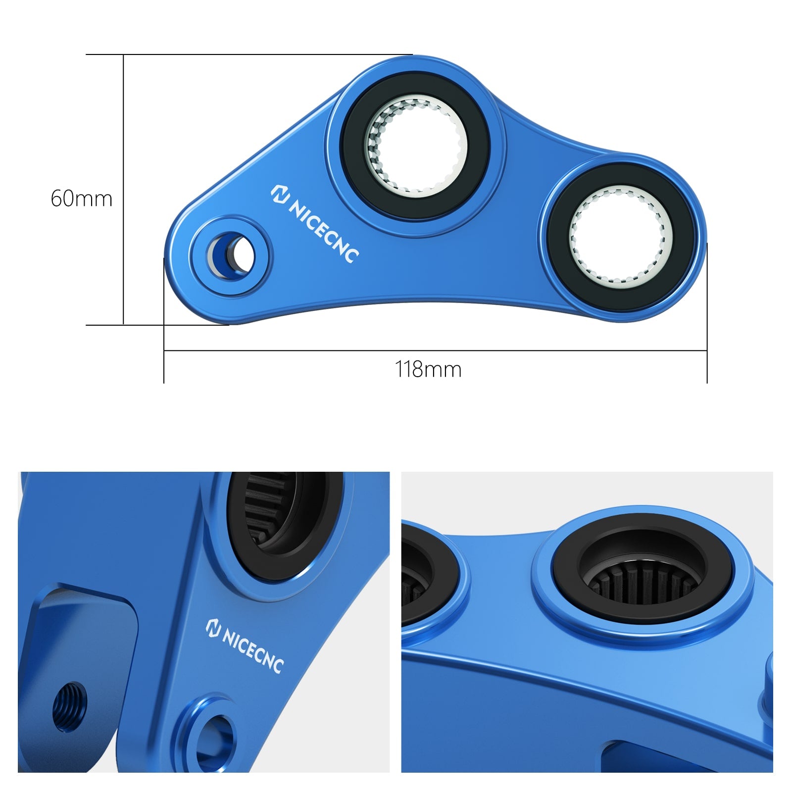 1.57" Rear Drop Lowering Link Kit For KTM 690 Enduro SMC R 2008-2018