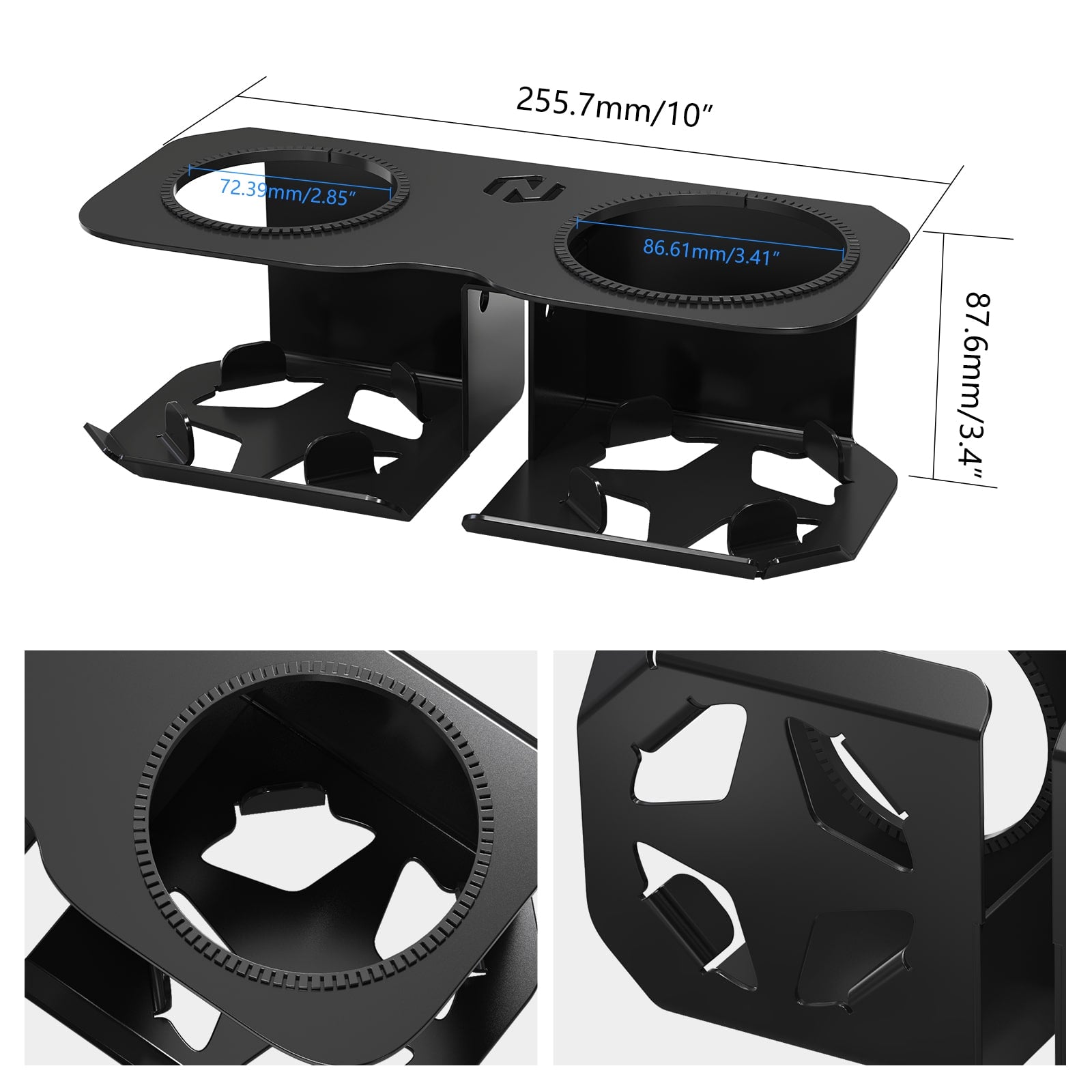 Grab Bar Passenger Drink Cup Bottle Holder For Polaris RZR XP 1000 / RZR XP 4 Turbo S