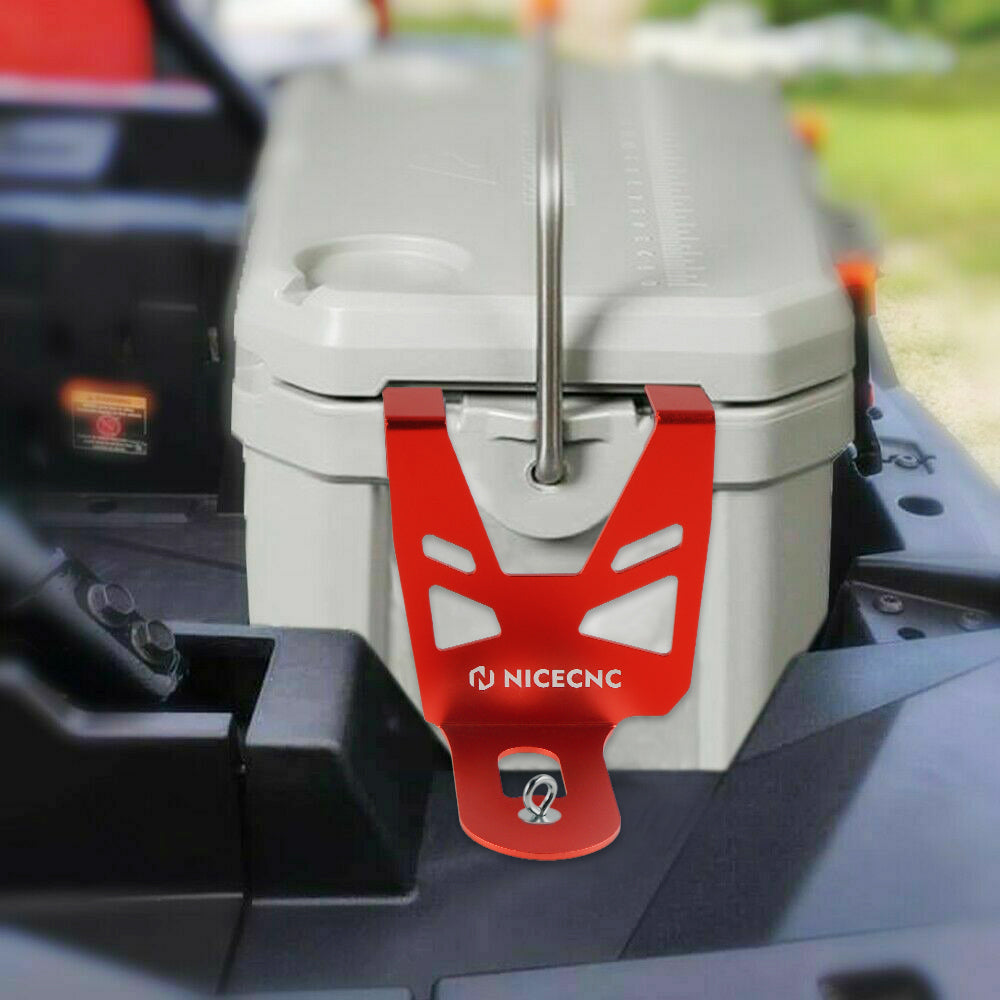 Pair UTV Cooler Hold Down Brackets Mount For Polaris RZR XP / XP 4 Turbo