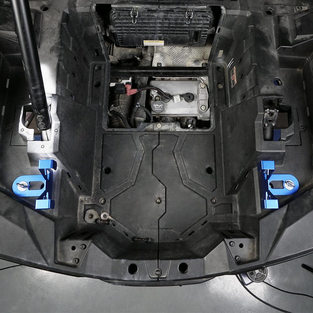 Pair UTV Cooler Hold Down Brackets Mount For Polaris RZR XP / XP 4 Turbo