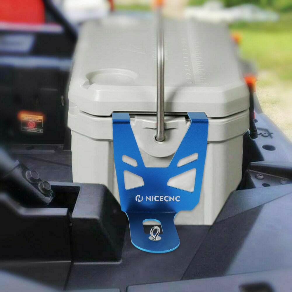 Pair UTV Cooler Hold Down Brackets Mount For Polaris RZR XP / XP 4 Turbo