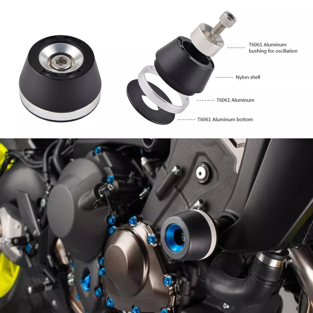 For Honda CB1000R 2008-2016 2017 Pair Frame Slider Guard Crash Protector Pad