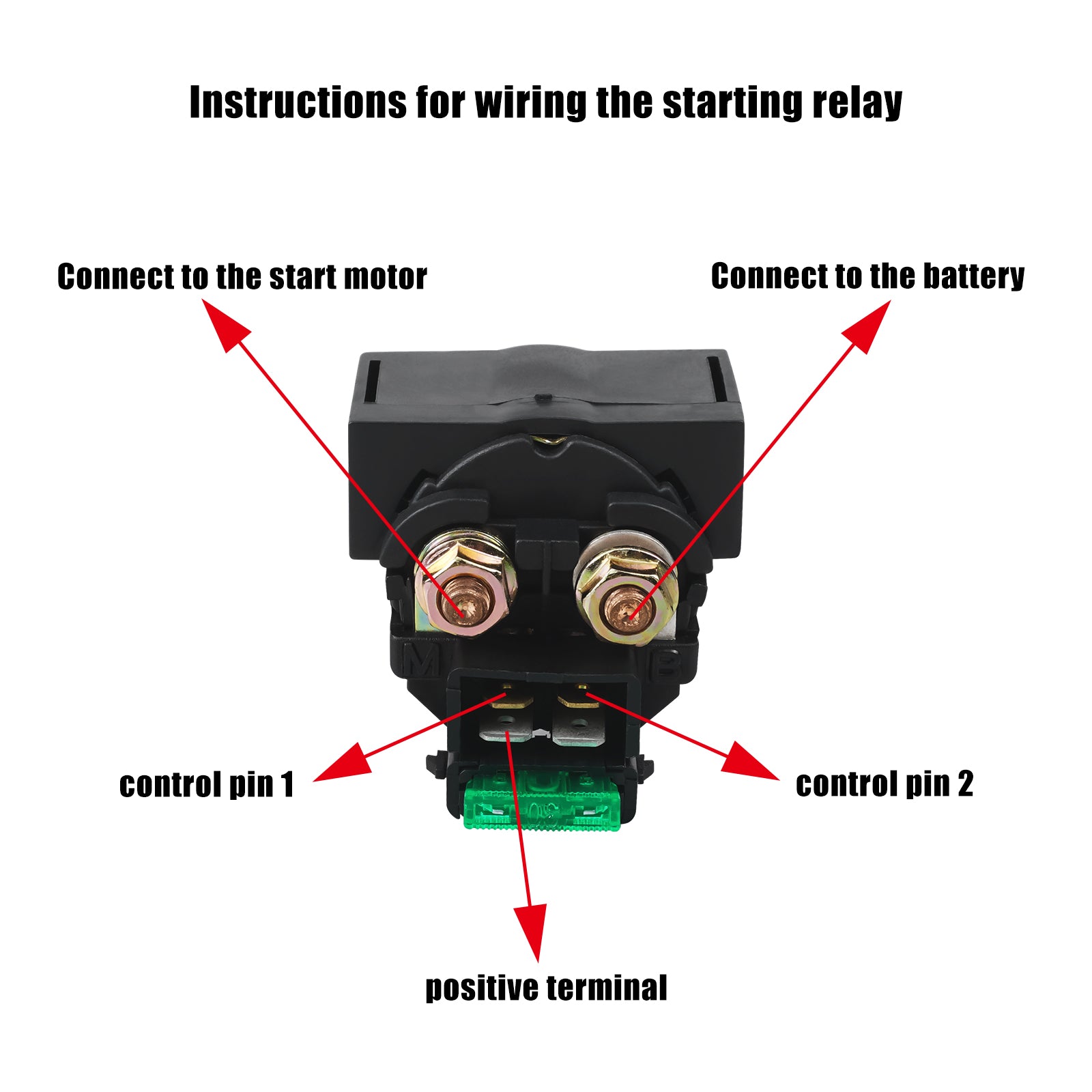 Starter Solenoid Relay For Honda Kawasaki Suzuki