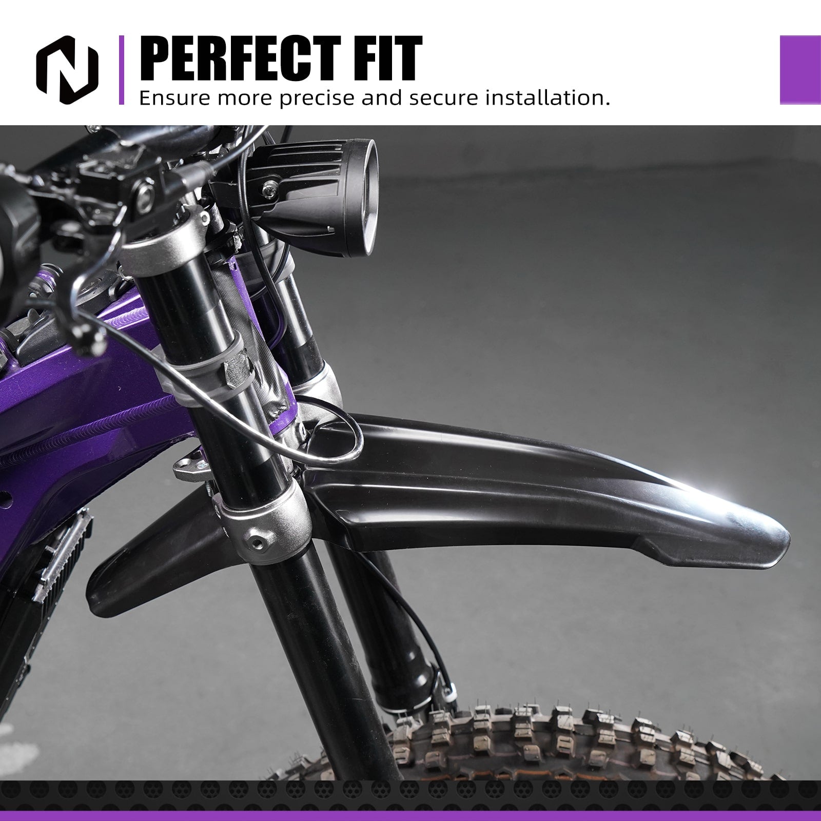 Front Fender Mud Guard & Extended Rear Fender For Surron Light Bee X/S 2022-2024