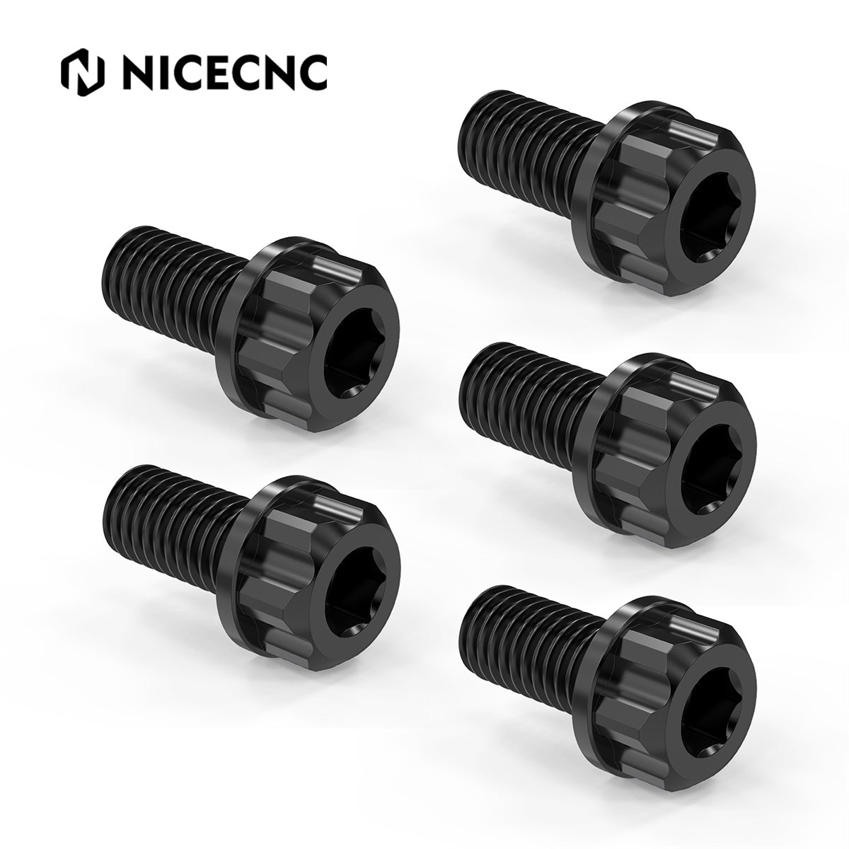 5PCS M8 Rear Sprocket Bolts For Surron Light Bee X/ S/ L1E Segway X160 X260