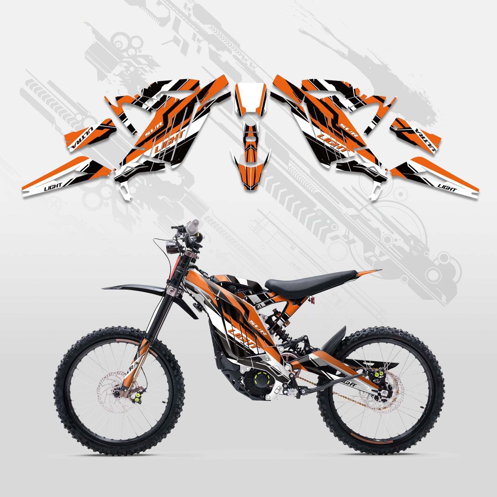Motorcycle Full Graphics Decals Stickers Kit For Surron Light Bee X ALL YEARS