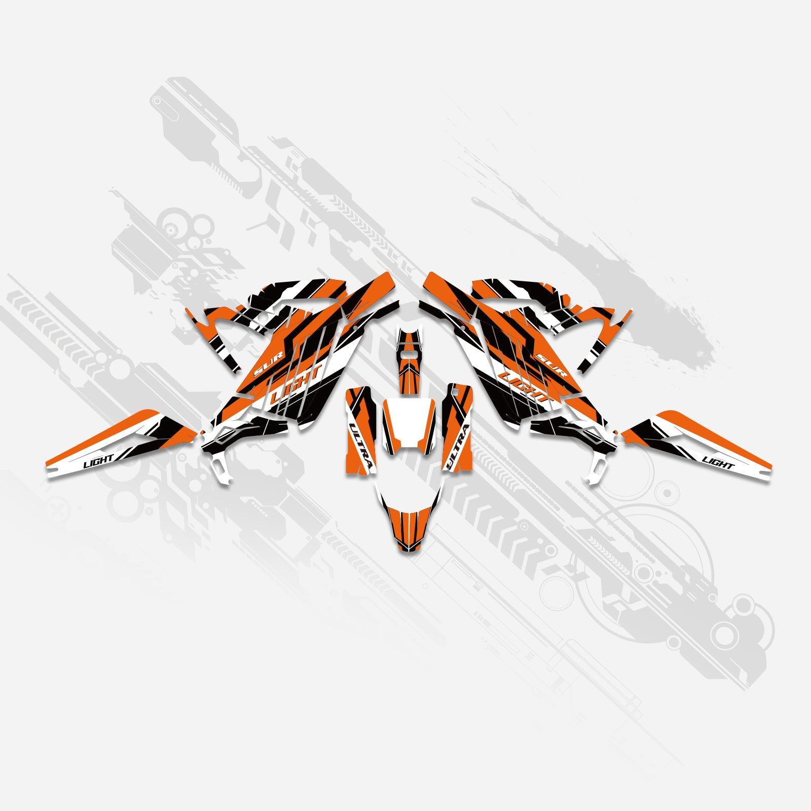 Motorcycle Full Graphics Decals Stickers Kit For Surron Light Bee X ALL YEARS