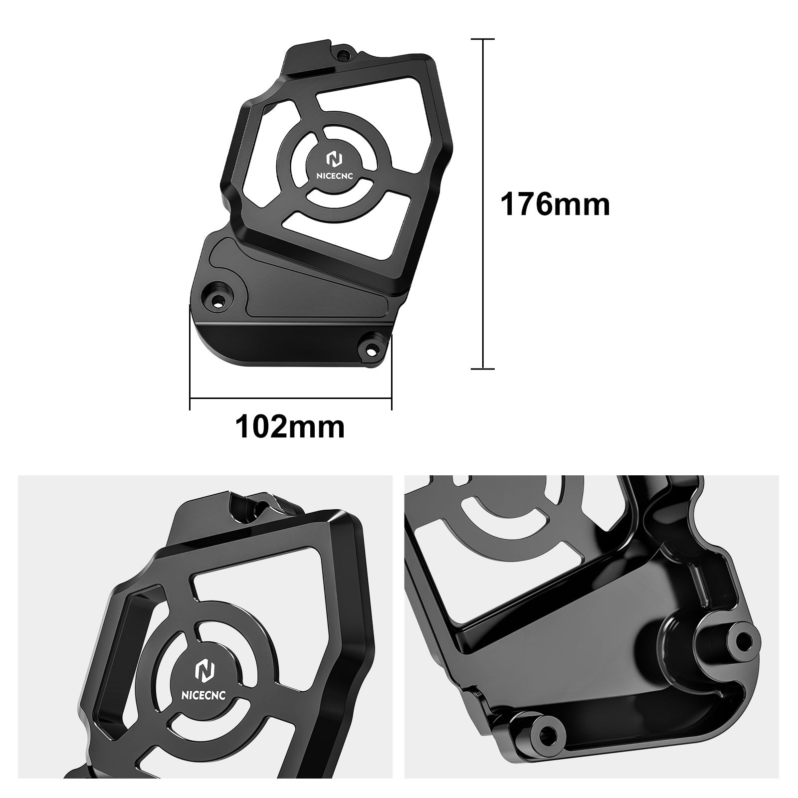 Engine Sprocket Cover Chain Guard Case Saver For Suzuki DR650 S / SE