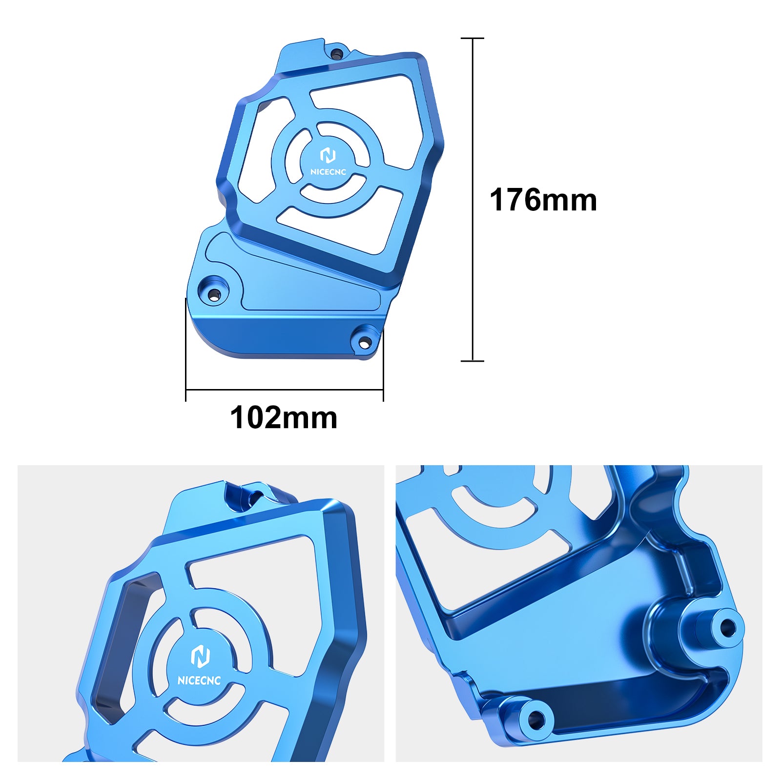 Engine Sprocket Cover Chain Guard Case Saver For Suzuki DR650 S / SE