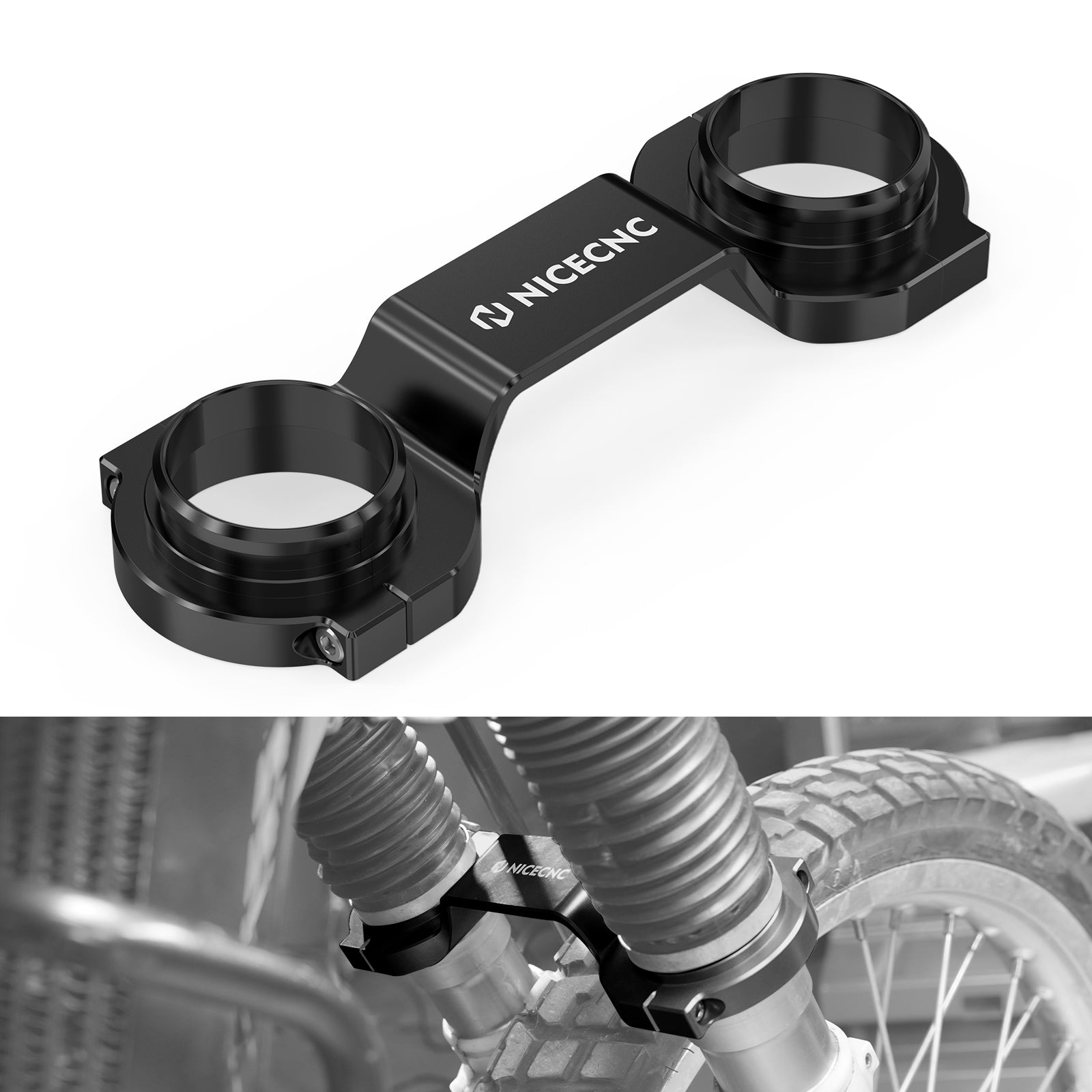 Front Fork Stabilizer Brace Clamp Bracket For Suzuki DR650 S / SE 1996-2024