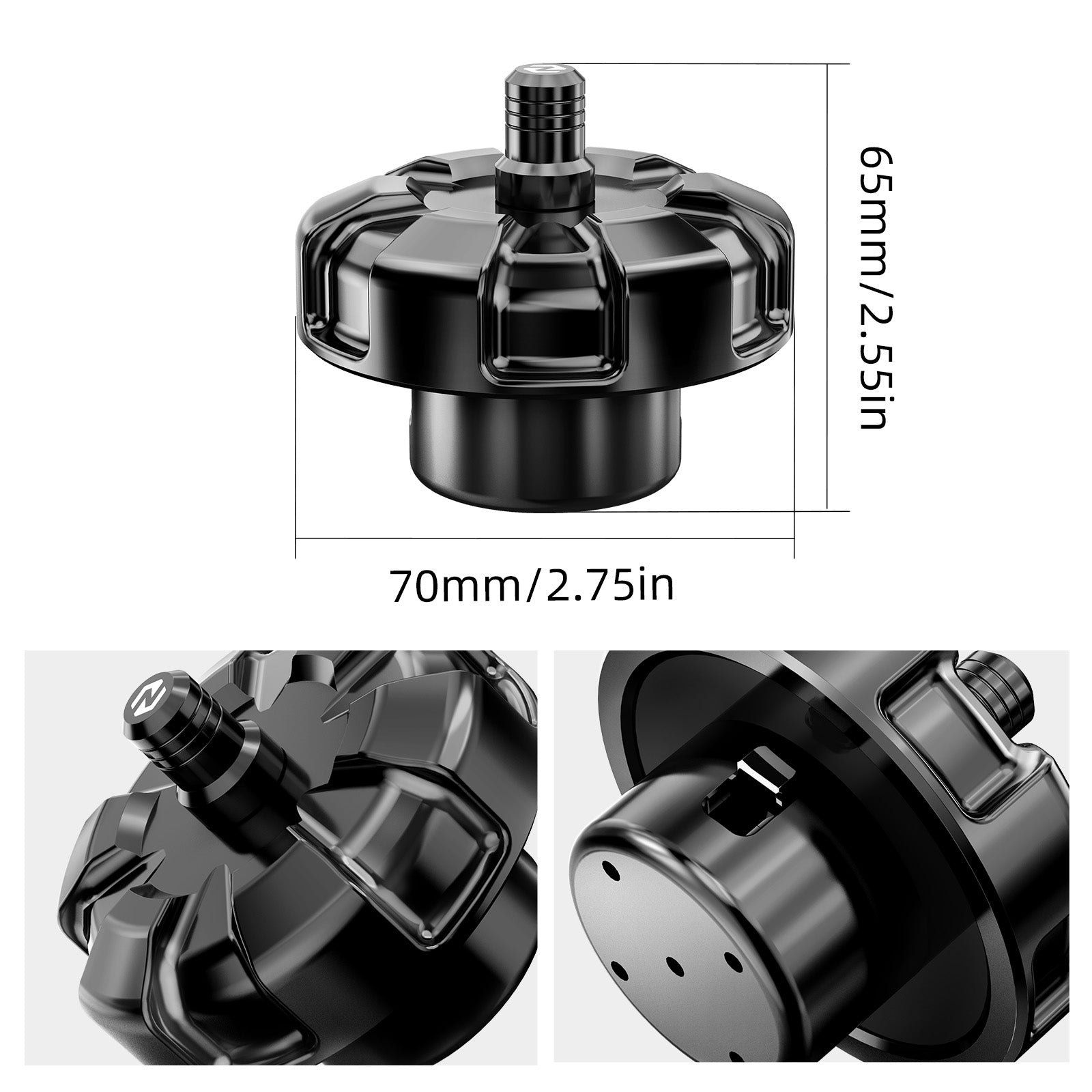 Gas Tank Cap w/One-Way Breather Valve For Suzuki DR650 S / SE 1996–2025