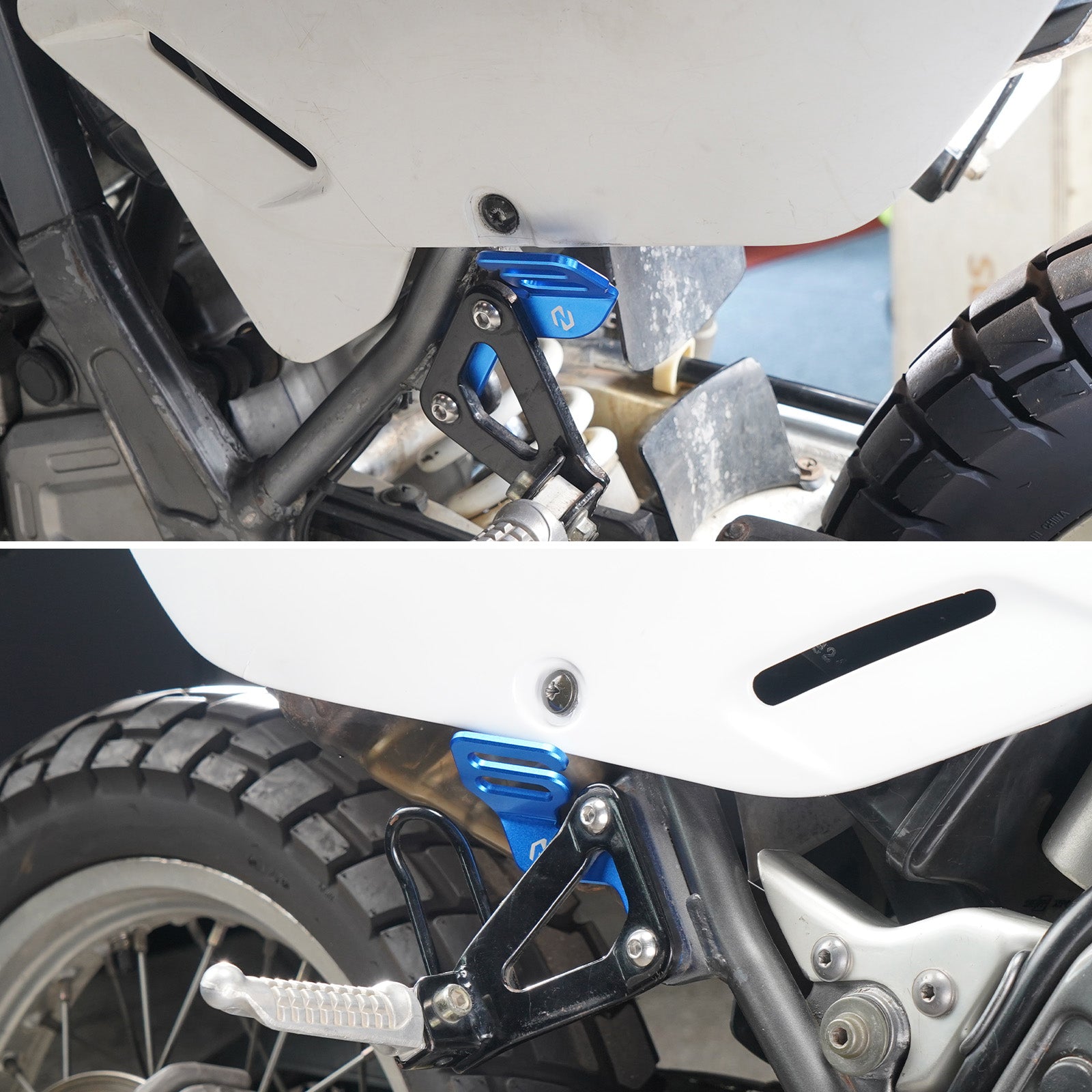Tie Down Brackets Side Luggage Rack Holders For Suzuki DR650 S / SE 1996-2025