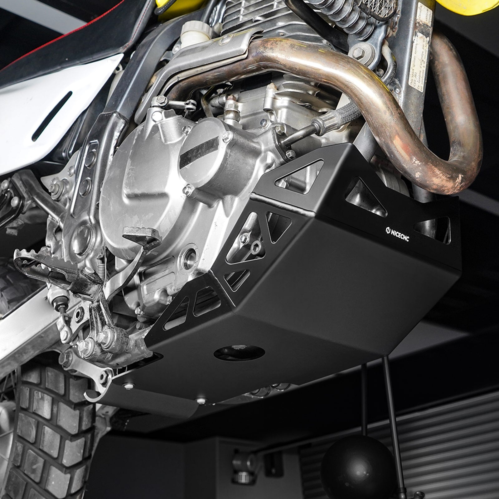 Front Skid Plate Engine Guard Linkage Protector For Suzuki DR650 S / SE 1996-2025