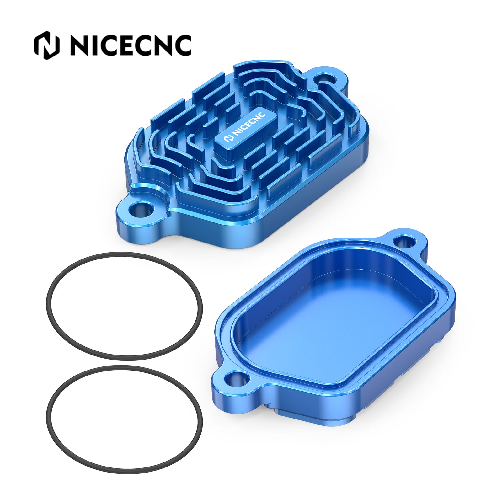 Finned Engine Valve Covers w/Rings Kit For Suzuki DR650S / SE 1996-2024