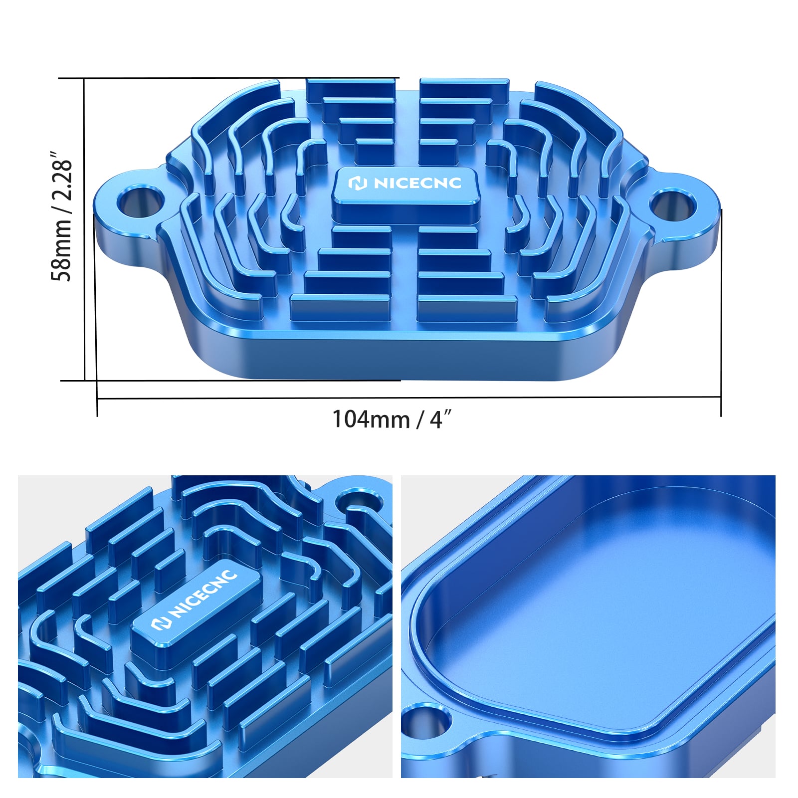 Finned Engine Valve Covers w/Rings Kit For Suzuki DR650S / SE 1996-2024