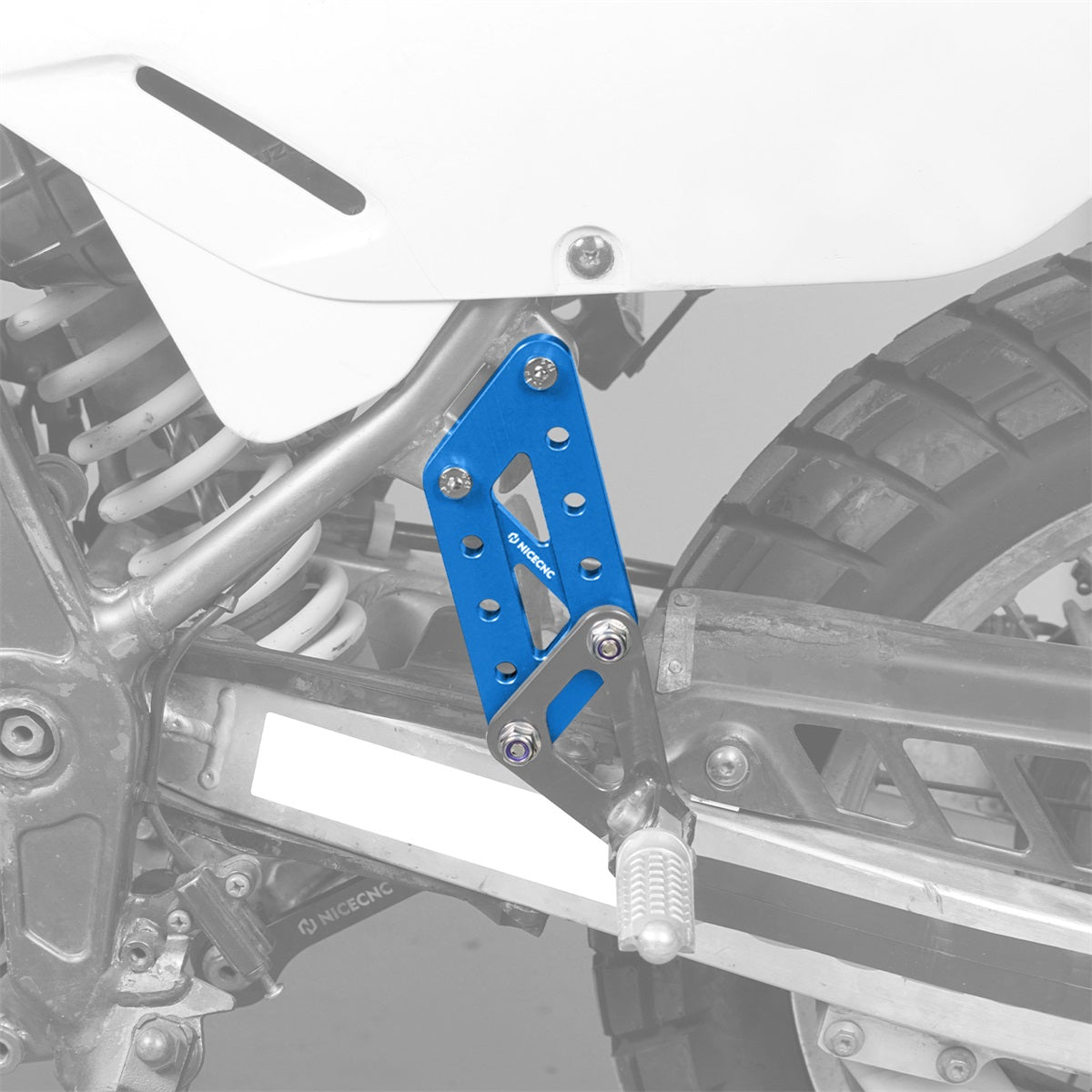 Passenger Foot Peg Support Extension Relocation Brackets For Suzuki DR650S / SE