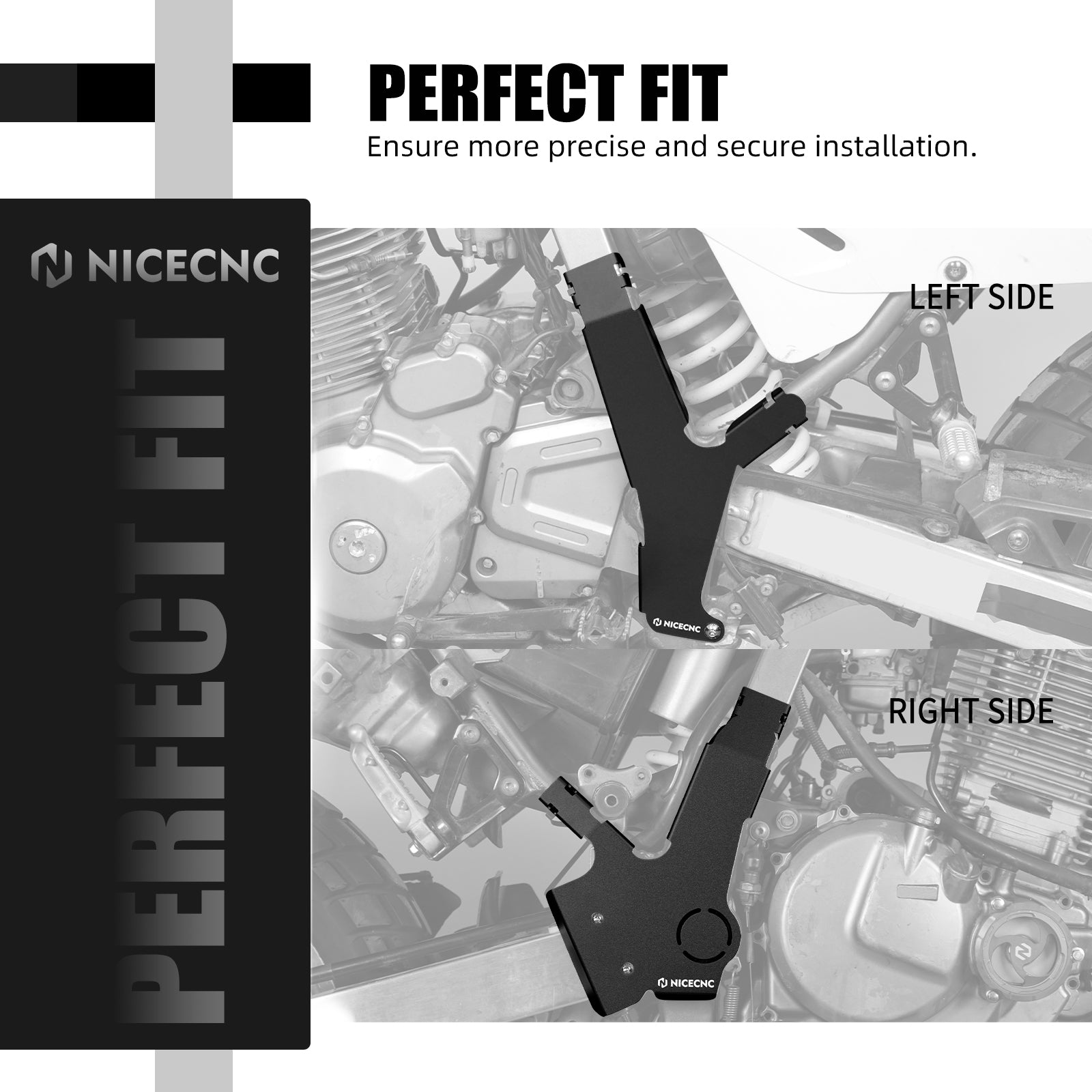 Body Frame Guards Fairing Protectors Covers For Suzuki DR650 S / SE 1996-2024