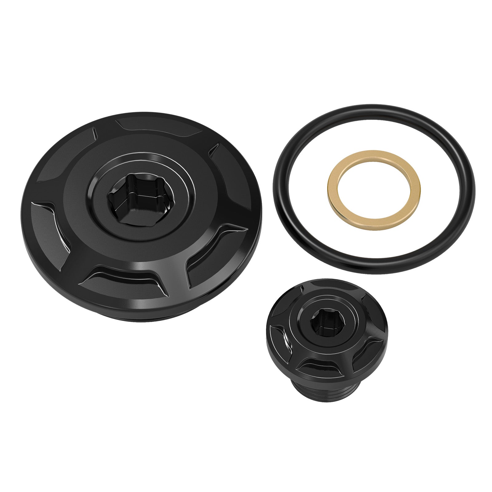Engine Timing Crankshaft Inspection Plugs Caps For Suzuki DR650S / SE 1996-2025