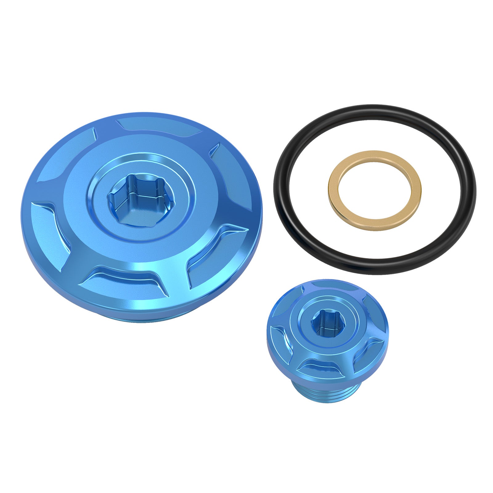 Engine Timing Crankshaft Inspection Plugs Caps For Suzuki DR650 S / SE 1996-2025