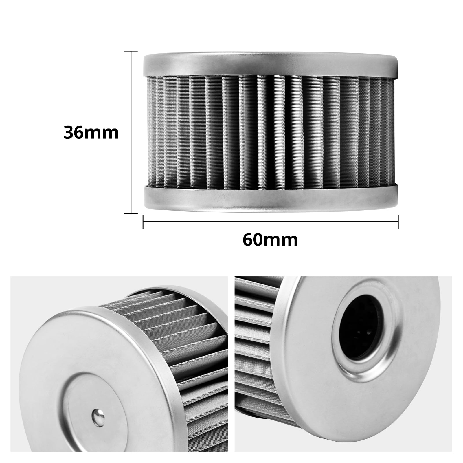 Reusable Engine Stainless Steel Oil Filter For Suzuki DR650 S / SE