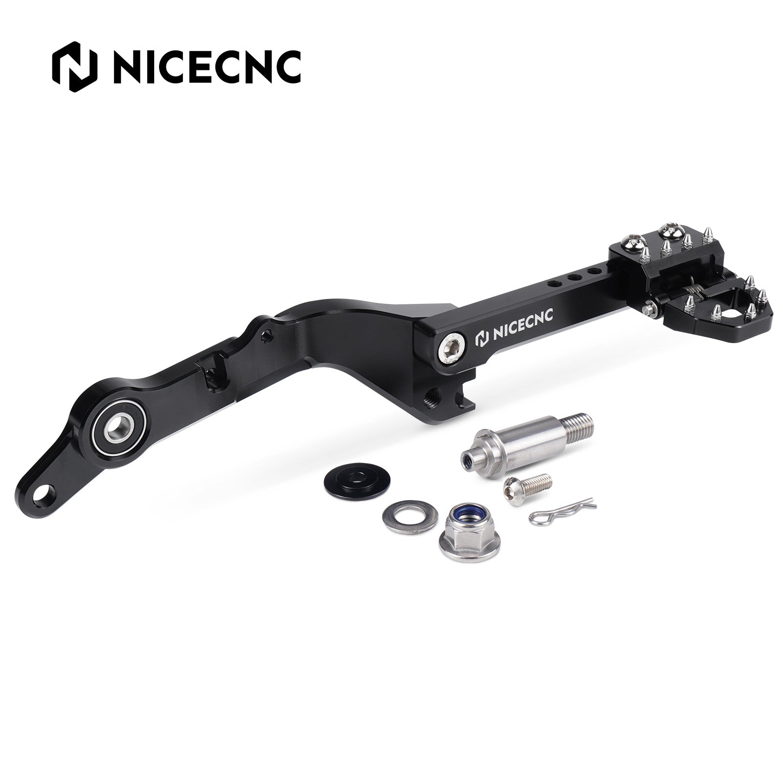 Adjustable Dual Control Foldable Rear Brake Pedal Lever For Suzuki DR650S 1996-2025