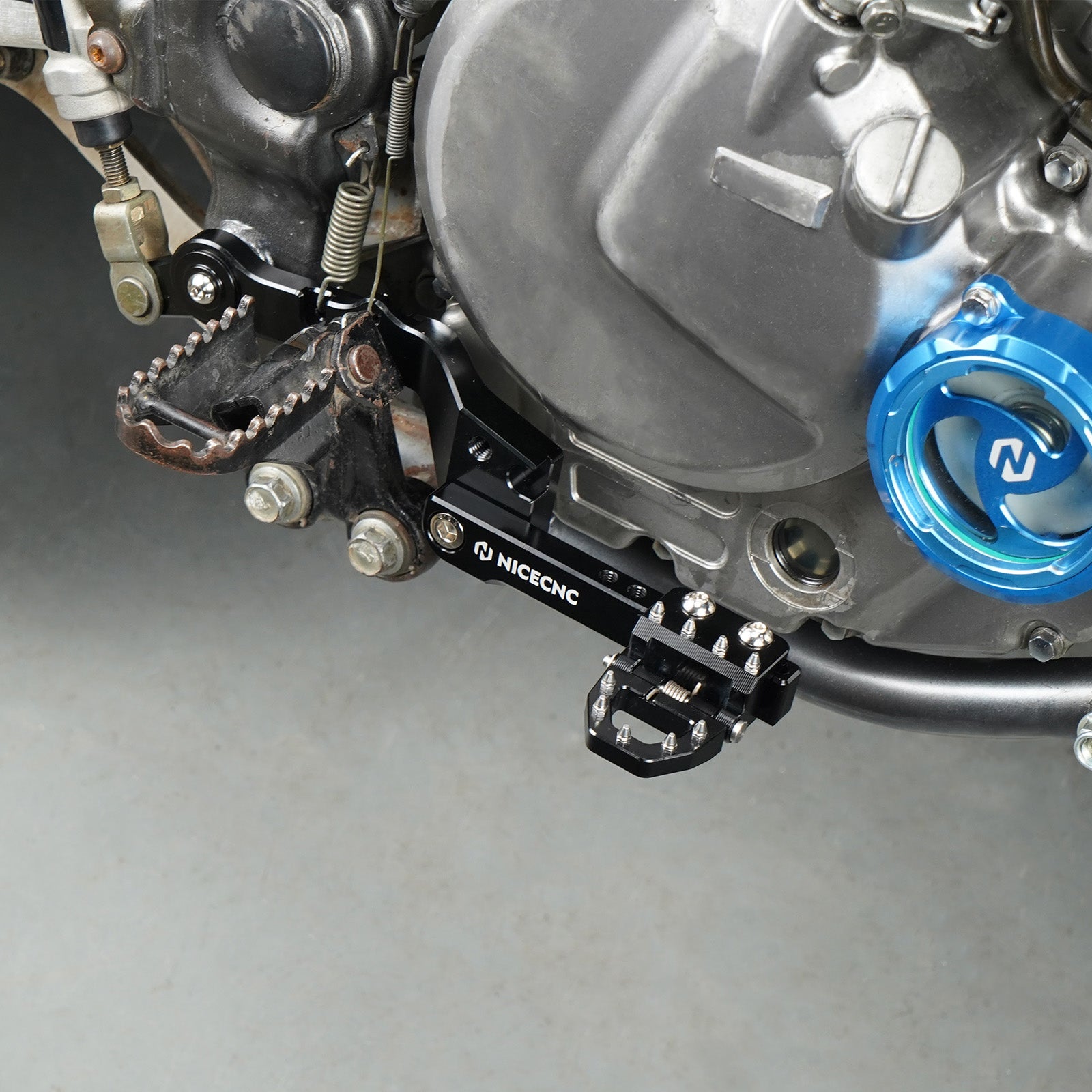 Adjustable Dual Control Foldable Rear Brake Pedal Lever For Suzuki DR650S 1996-2025