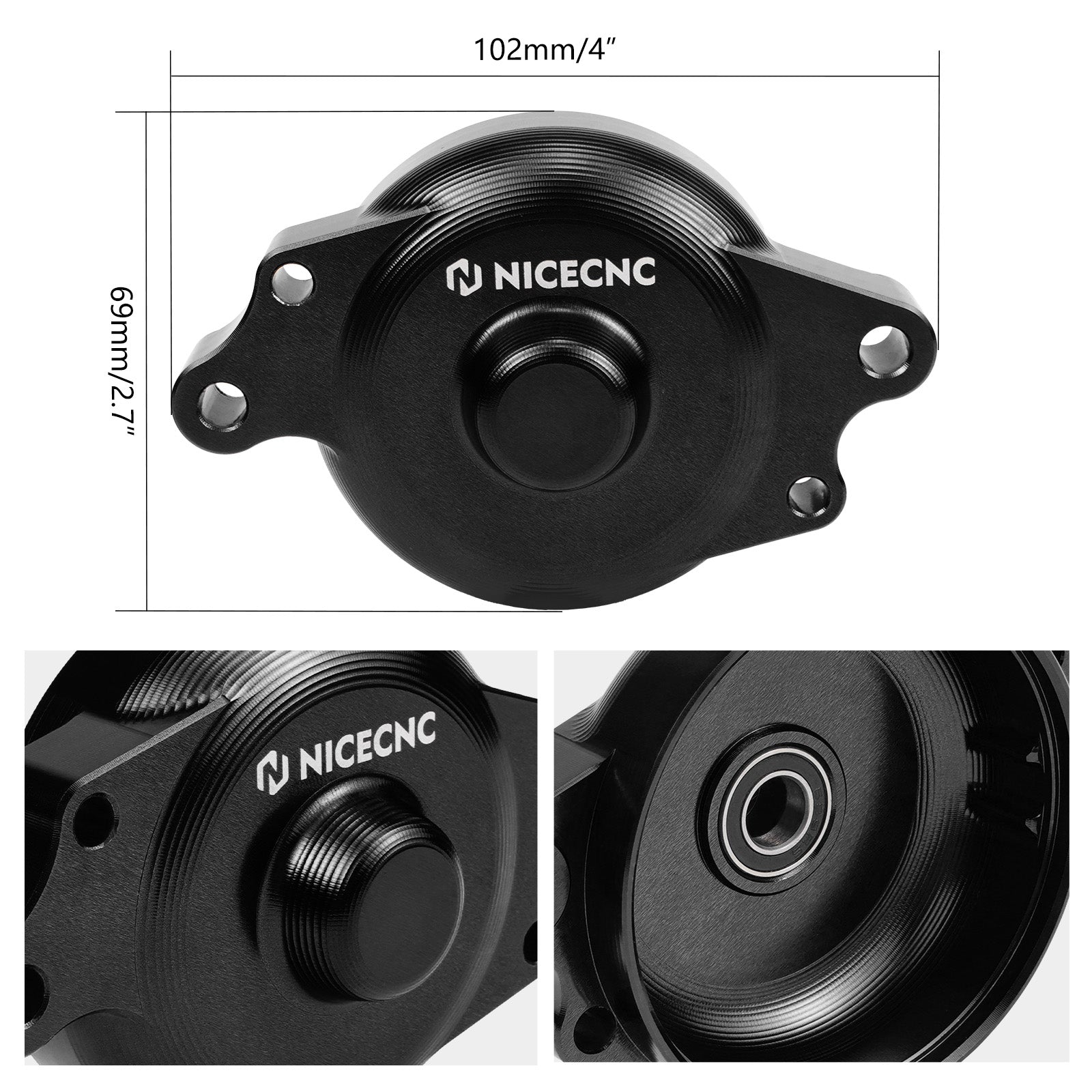 Starter Motor End Cap w/Sealed Ball Bearing For Suzuki DR650 S / SE 1996-2024