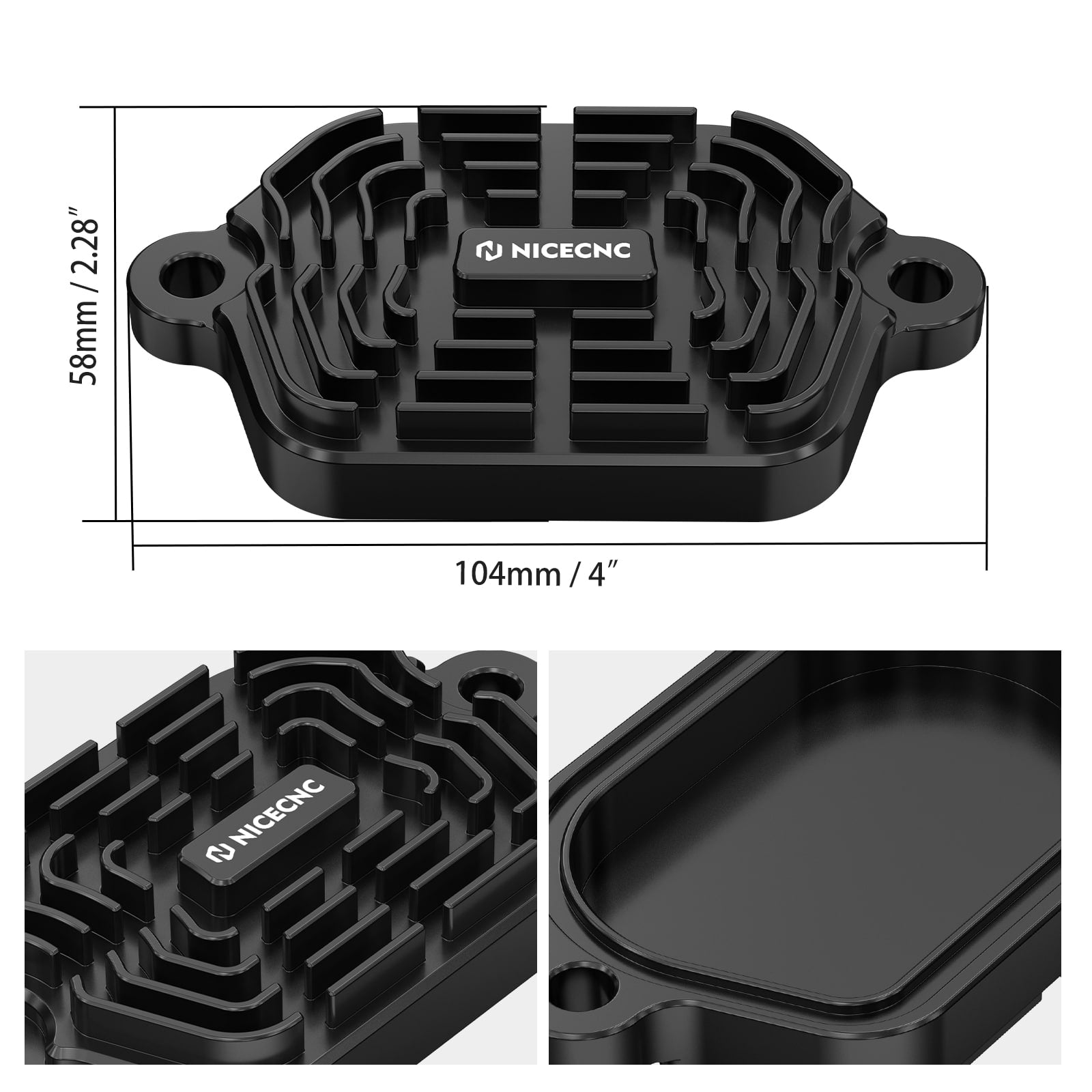 Finned Engine Valve Covers w/Rings Kit For Suzuki DR650S / SE 1996-2024