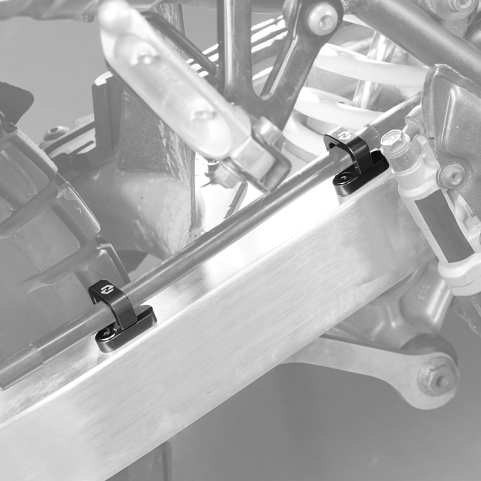 Rear Brake Line Hose Guides Clamps Kit For Suzuki DR650SE DRZ400S RMZ250