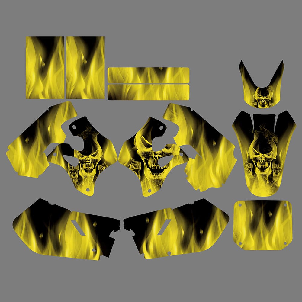 Suzuki rm125 rm250 96-98 Motorcycle Team Graphic Background Decal Sticker