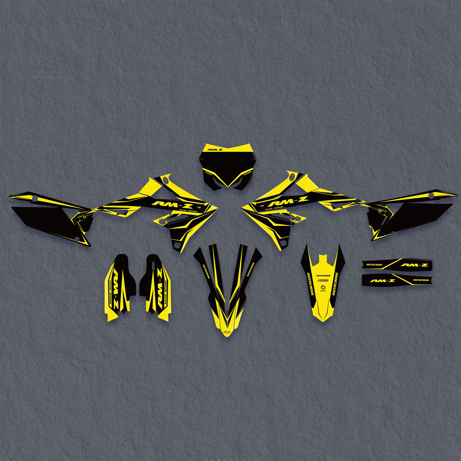 Full Graphics Decals Stickers Set For SUZUKI RMZ250 19-25 RMZ450 18-25