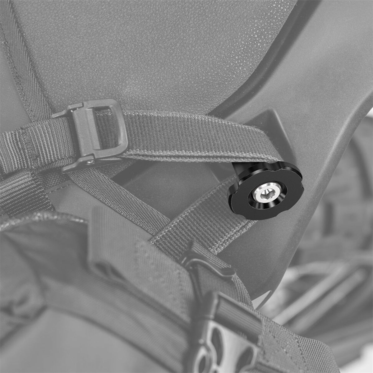 OS-BASE Luggage Bag Mounting Hardware For Yamaha Tenere 700 /XTZ700 2019-2024