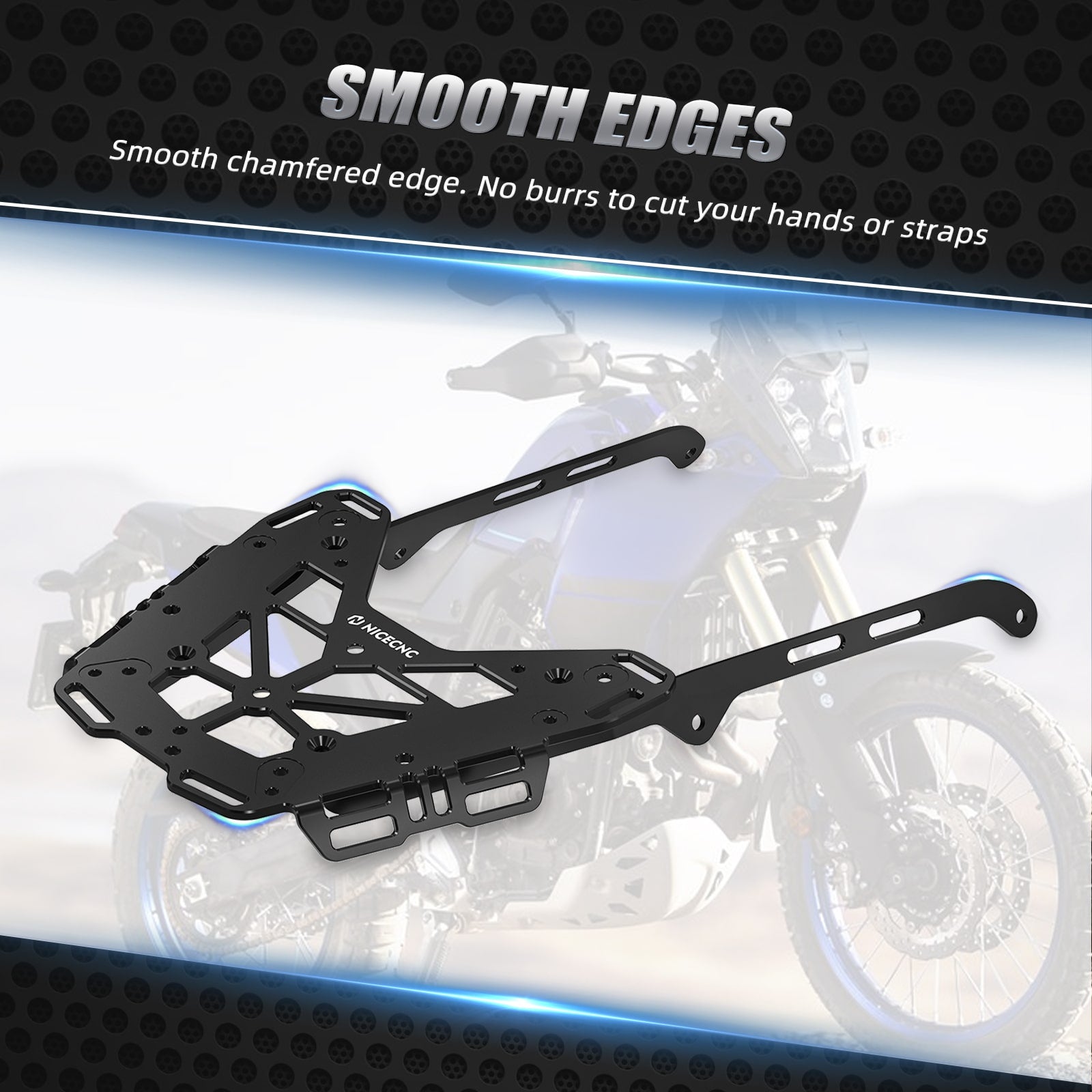Motorcycle Rear Luggage Rack for Yamaha Tenere 700 /XTZ700 2019-2023