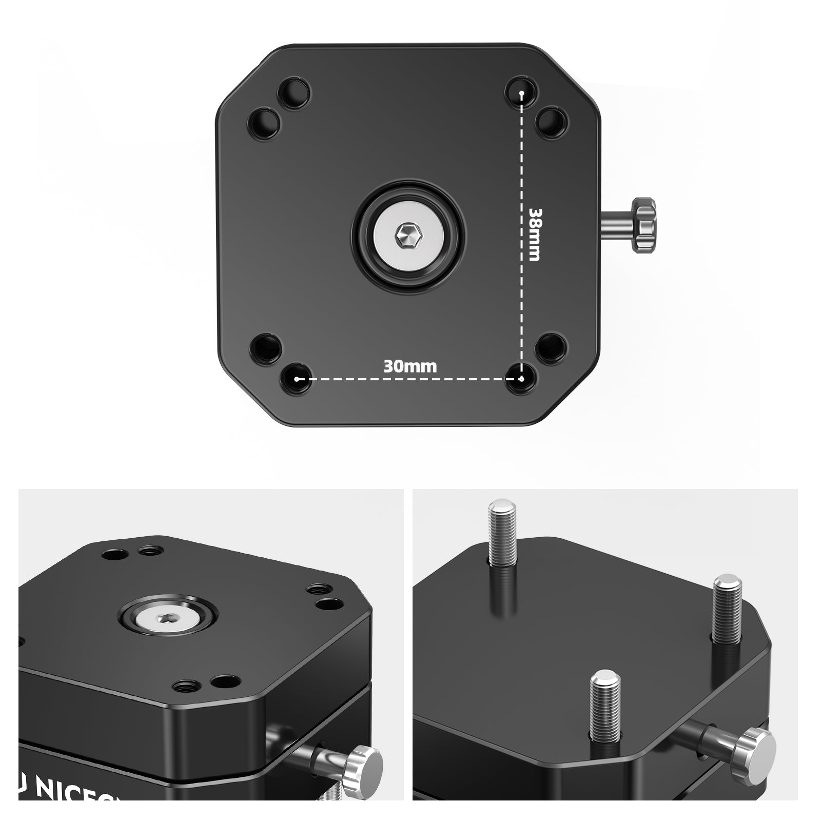 Universal Motorcycle Rotatable AMPS GPS Swivel Mount Bracket
