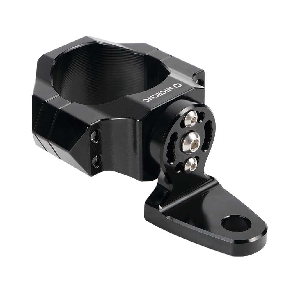 Whip Light Flagpole Light Mount Bracket Adjustable For 1.75-2" Roll Cage UTV ATV