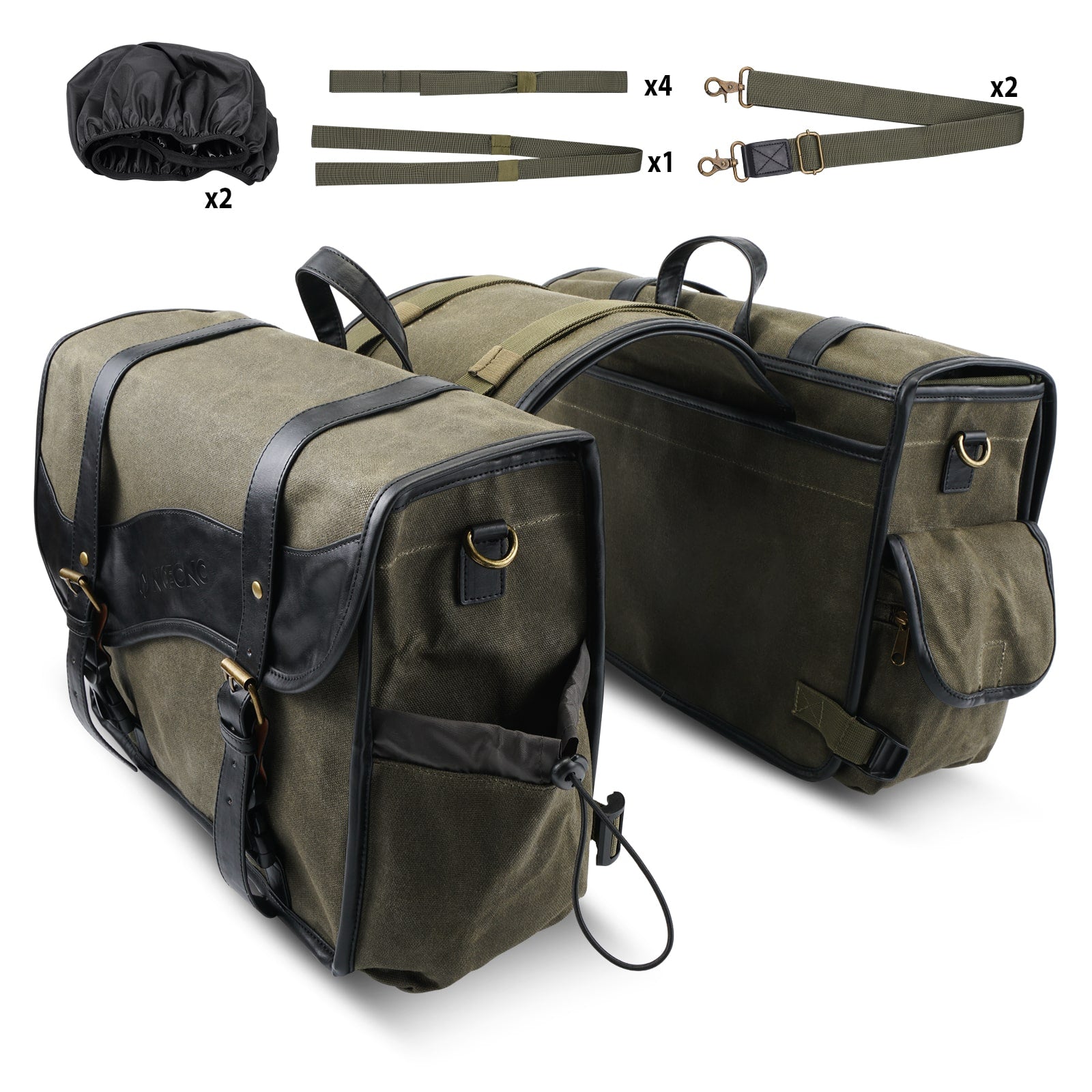 Panniers Motorcycle Motorbike SADDLE BAGS PAIR UNIVERSAL 27 LT each