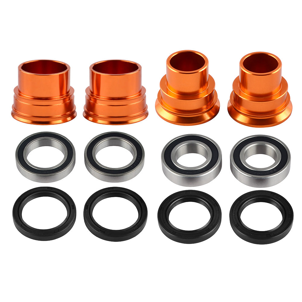 Front Rear Wheel Spacers Beraings Seals For KTM 350 500 EXC-F 2003-2015