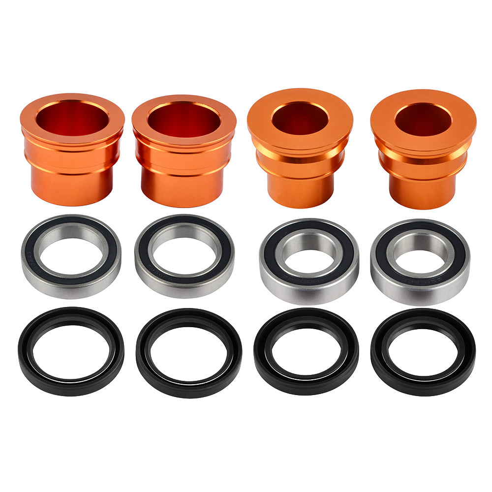 Front Rear Wheel Spacers Beraings Seals For KTM 350 500 EXC-F 2003-2015