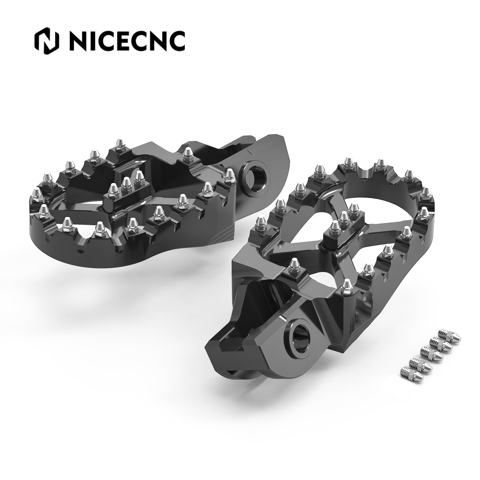 Billet Wide Foot Pegs For KTM 350 500 EXCF 2017-2023