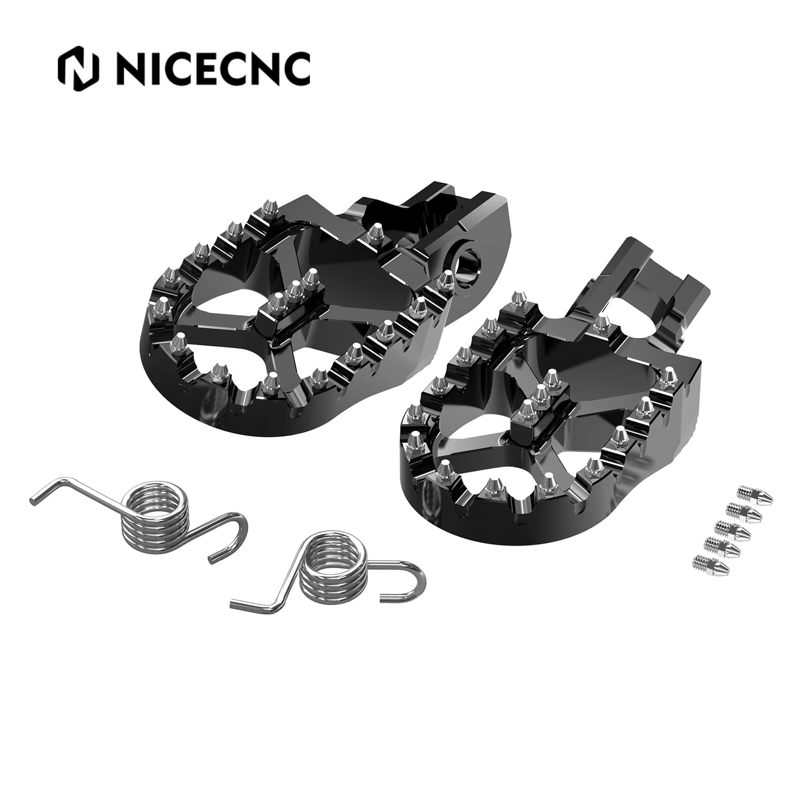 Billet Wide Foot Pegs For KTM 350 500 EXCF 2017-2023