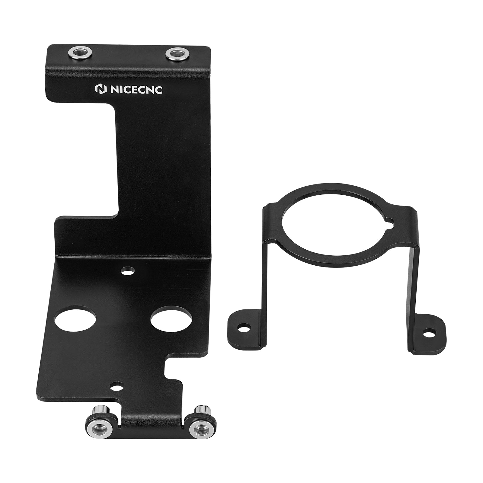 ATV Coolant Reservoir Relocation Bracket Front Mount For Yamaha Banshee 350