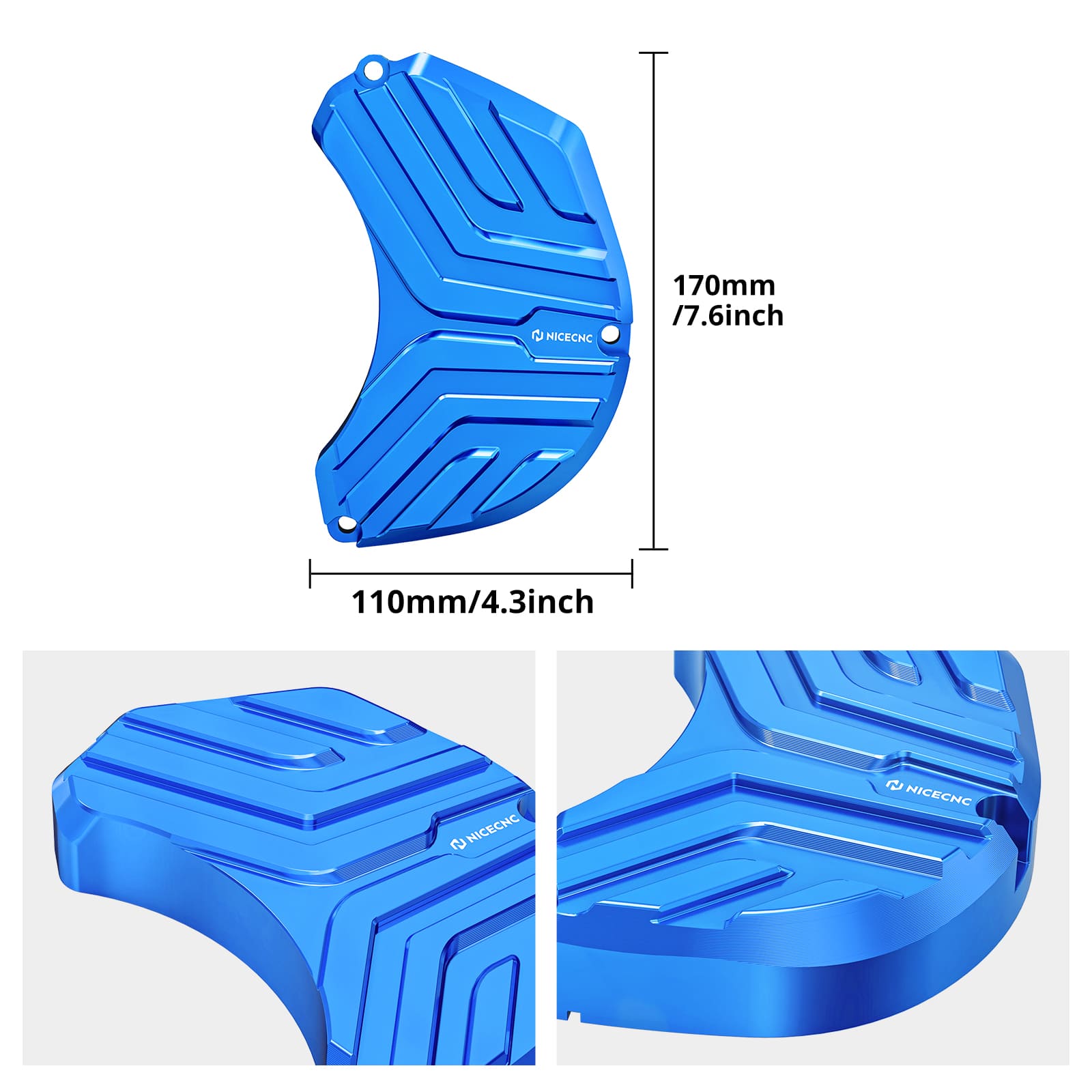 ATV Clutch Cover Insert + Water Pump Guard For Yamaha Banshee 350