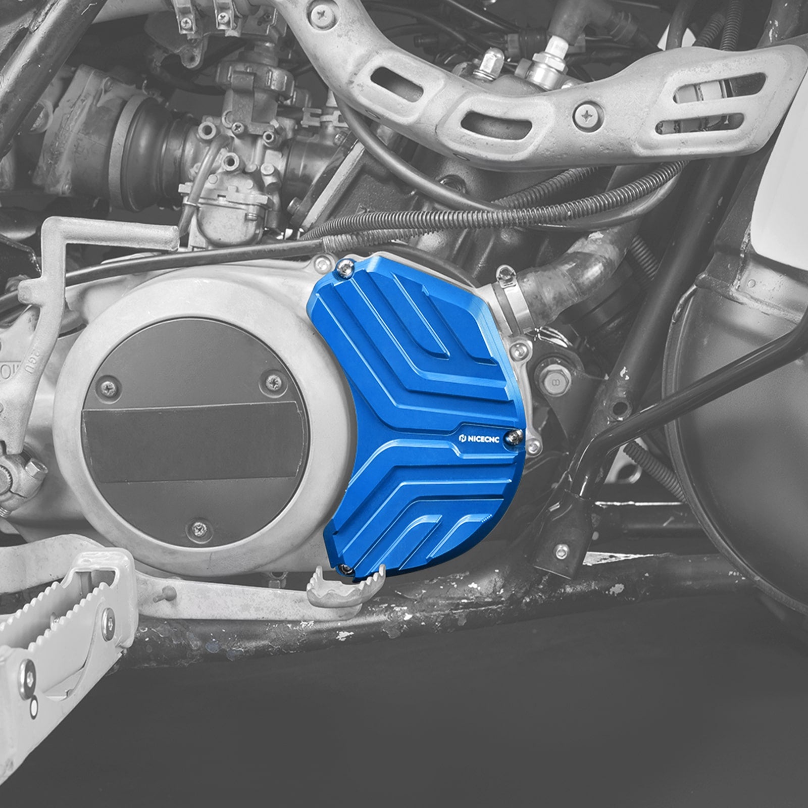 ATV Clutch Cover Insert + Water Pump Guard For Yamaha Banshee 350